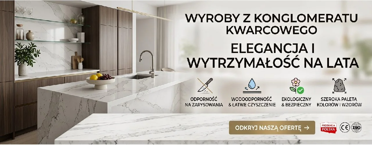 Wyroby z konglomeratu kwarcowego